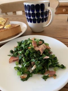 大根の葉っぱとベーコンのささっと炒め-レシピのメイン写真