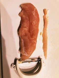 ささみの筋取り-レシピのメイン写真