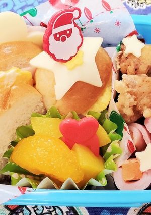 年長(野菜嫌い)お弁当★19/12/12-レシピのメイン写真