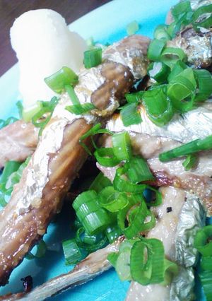カツオのハラスの塩焼き　やっぱビールと！-レシピのメイン写真