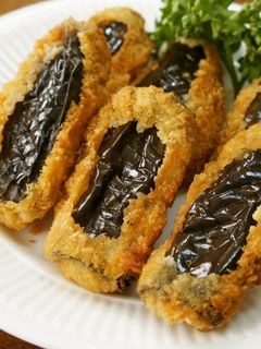 茄子の肉詰めフライ-レシピのメイン写真
