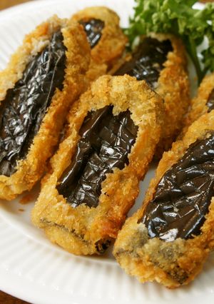 茄子の肉詰めフライ-レシピのメイン写真