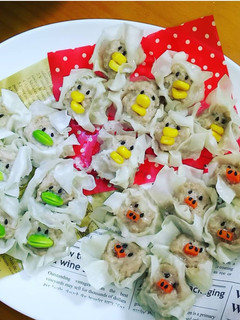 キャラ焼売 ♪ヒヨコ・カエル・ブタ-レシピのメイン写真