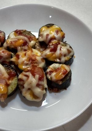 子どもも喜ぶ　なすのピザ風チーズ焼き-レシピのメイン写真