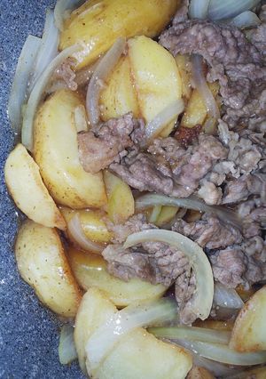 肉ジャガ（冷凍ポテト）-レシピのメイン写真