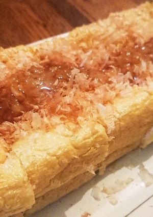 栃尾揚げ～シンプル鰹節＋ポン酢-レシピのメイン写真