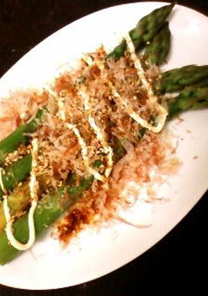 アスパラのおかかマヨ-レシピのメイン写真