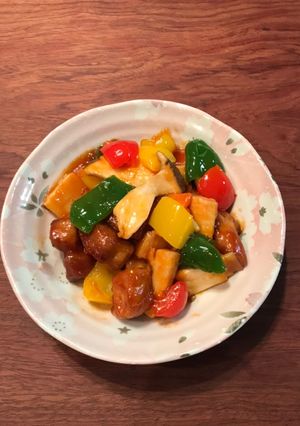 油通しでカラフル酢豚-レシピのメイン写真