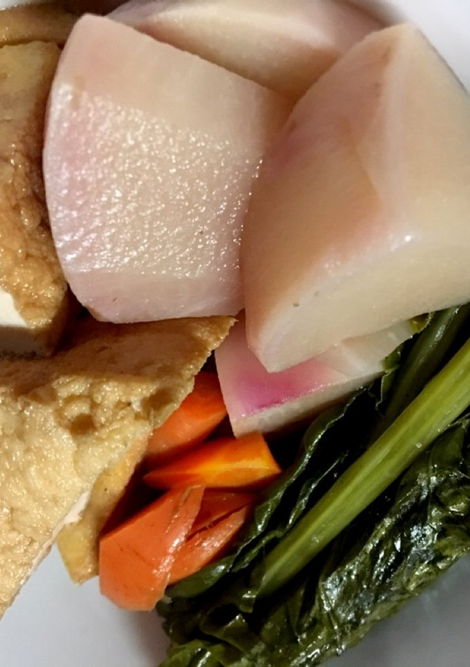 けいこだしで 厚揚げと野菜の炊き合わせ-レシピのメイン写真
