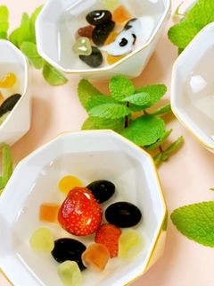 黒豆の楽しいゼリー寄せ-レシピのメイン写真