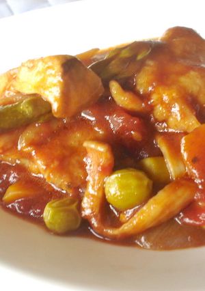 季節の野菜と鶏もも肉のバルサミコ煮込み-レシピのメイン写真