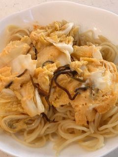 レンジで簡単!漬け物ステーキの焼きそば-レシピのメイン写真