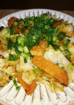 フィッシュカツとキャベツの炒め-レシピのメイン写真