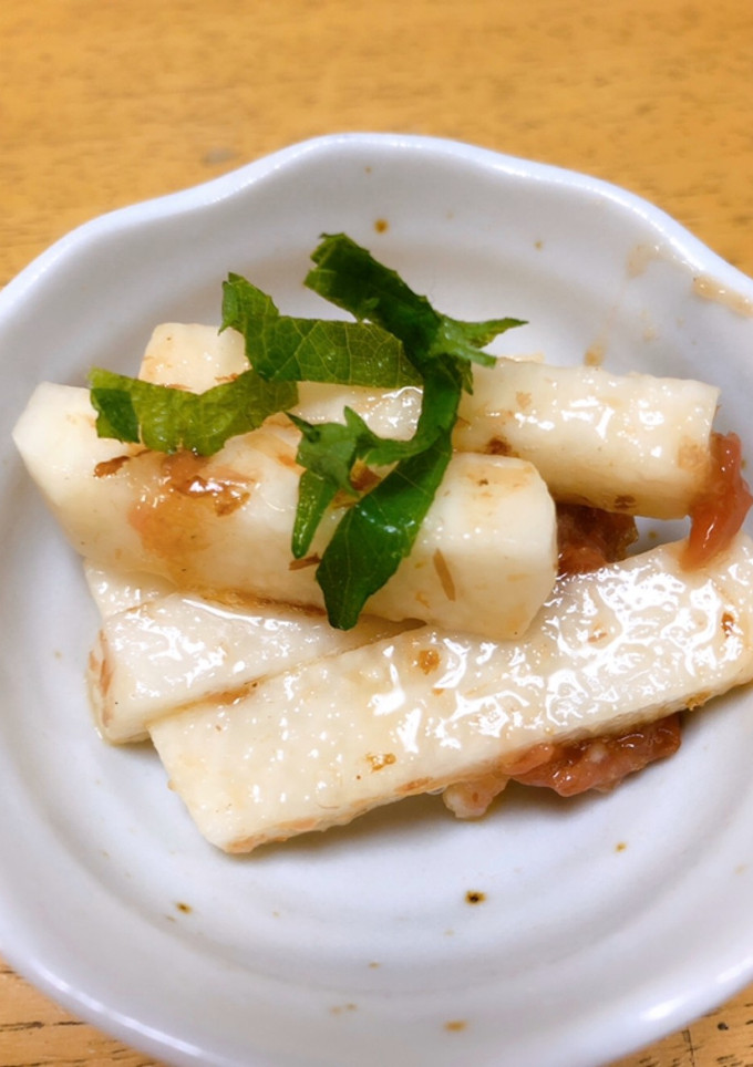 長芋と梅干しの和え物-レシピのメイン写真