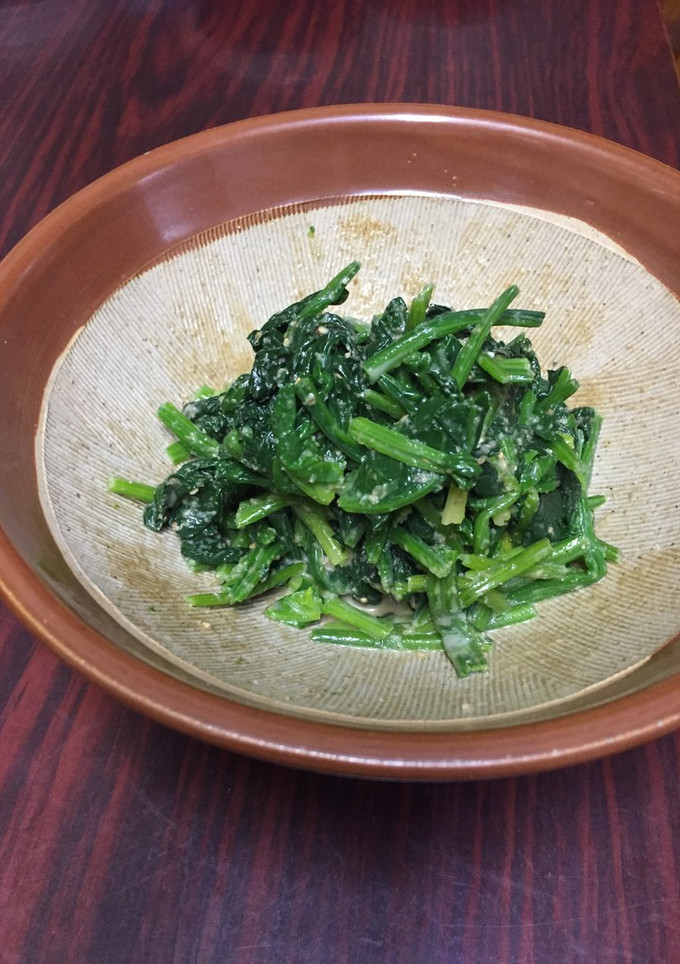 ほうれん草のごま和え◆◇◆しっかり味です-レシピのメイン写真