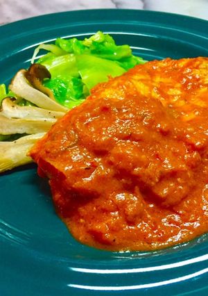 No2311鶏ムネ肉トマトクリーム煮込み-レシピのメイン写真