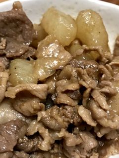 豚コマ肉と大根の炒め煮-レシピのメイン写真