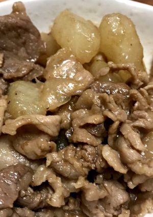 豚コマ肉と大根の炒め煮-レシピのメイン写真