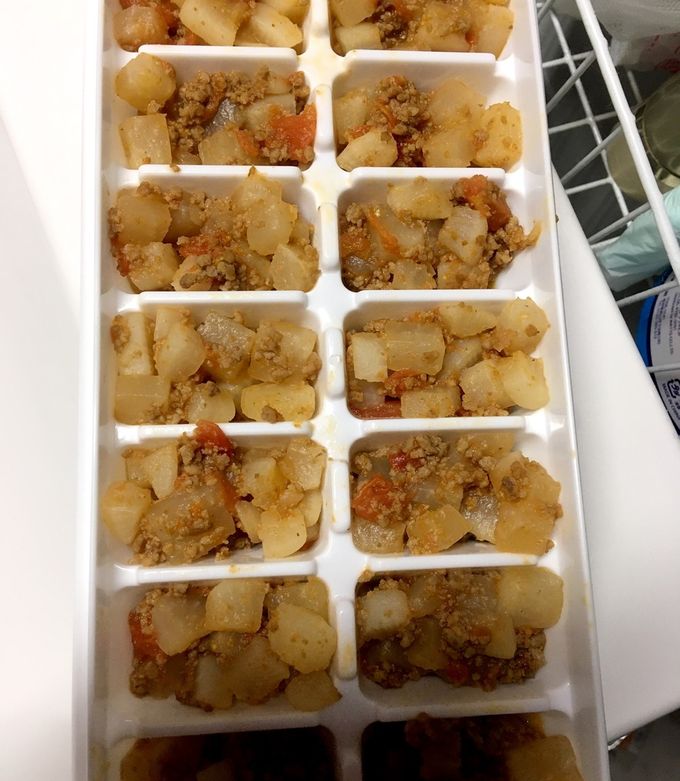 大根とひき肉のトマト煮(離乳食後期〜)-レシピのメイン写真