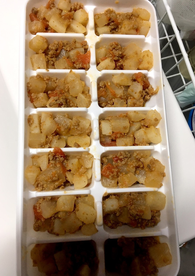 大根とひき肉のトマト煮(離乳食後期〜)-レシピのメイン写真