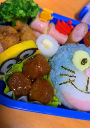 ドラえもん キャラ弁♡-レシピのメイン写真