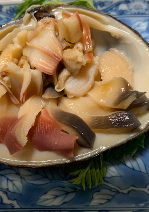 ホッキ貝、ウバガイの捌き方(刺身と湯引き-レシピのメイン写真