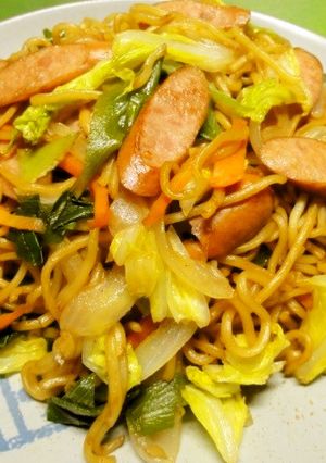 ＊有り合わせの焼きそば＊-レシピのメイン写真