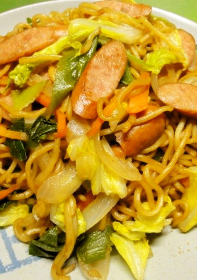 ＊有り合わせの焼きそば＊-レシピのメイン写真