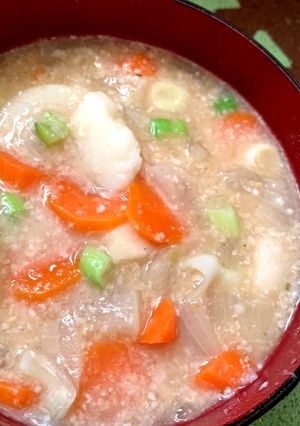 根菜たっぷり　酒粕入り味噌汁-レシピのメイン写真