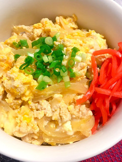 *白だしで!鶏ひき肉で!親子丼*-レシピのメイン写真