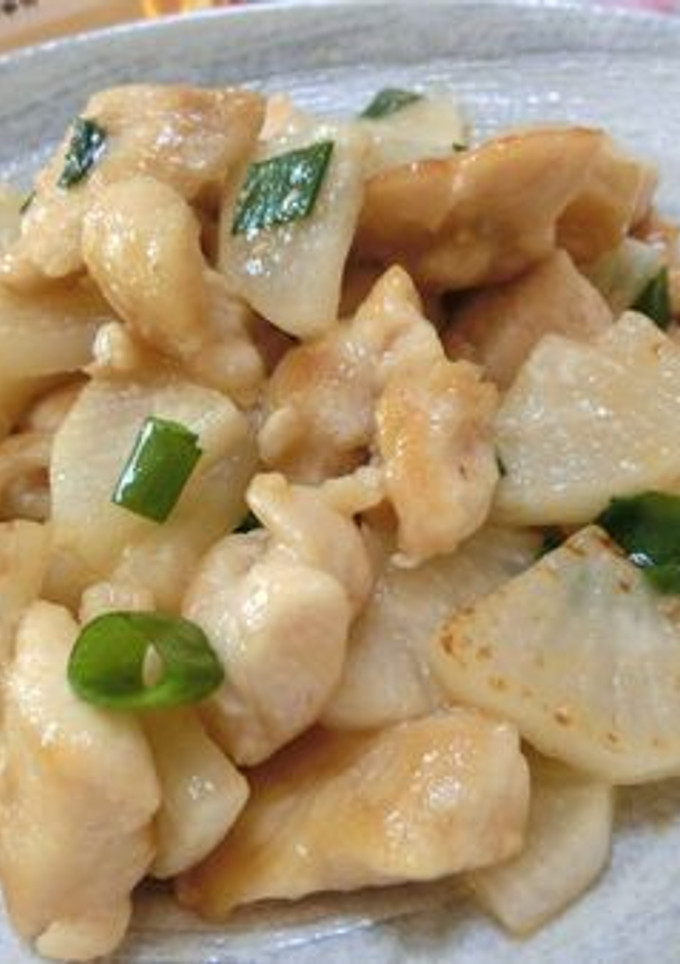 鶏むね大根　生姜照り焼き♪-レシピのメイン写真