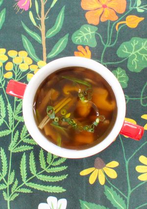 ごぼうとしいたけの中華スープ-レシピのメイン写真