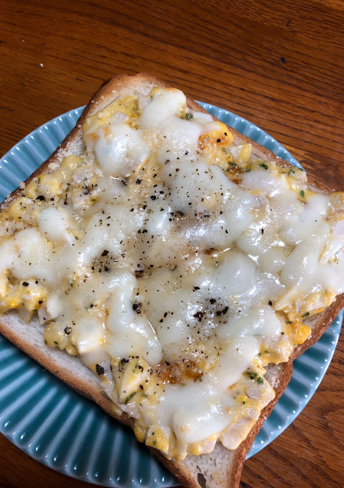 煮たまごとチーズのトースト-レシピのメイン写真