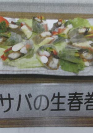サバの生春巻き-レシピのメイン写真