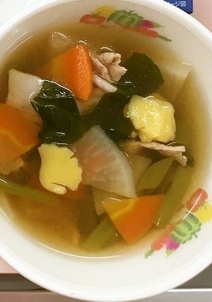 大いちょう汁　　★宇都宮学校給食-レシピのメイン写真