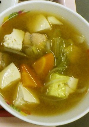 鬼怒の船頭鍋（上り鍋）★宇都宮学校給食-レシピのメイン写真