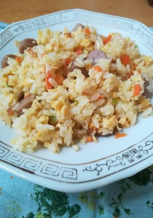 ウインナー入り生姜チャーハン-レシピのメイン写真