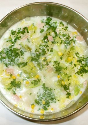 白菜の中華風クリーム煮♪豆乳で簡単-レシピのメイン写真