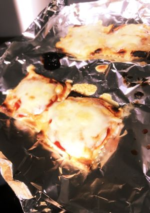 簡単クラッカーピザ風-レシピのメイン写真