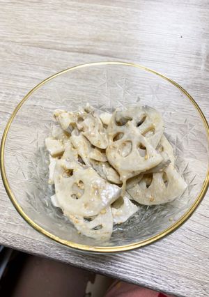 レンコンの胡麻マヨあえ-レシピのメイン写真