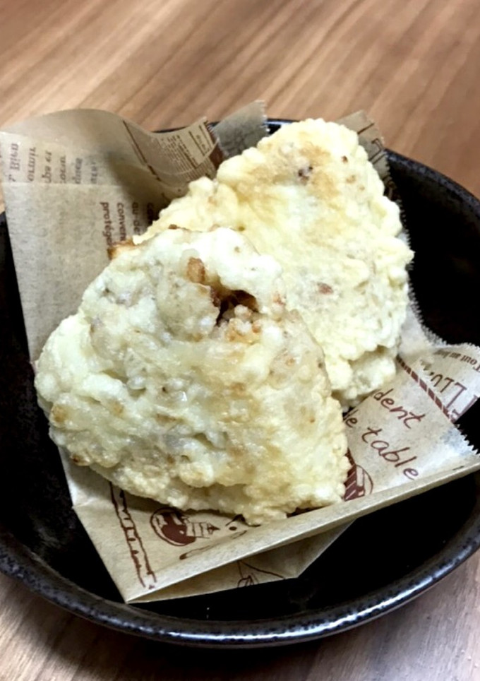 焼きおにぎりの天ぷら-レシピのメイン写真