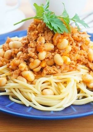 スパイシーでおいしい♪チリコンカンパスタ-レシピのメイン写真