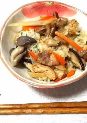 黒さつま鶏の炊き込みご飯-レシピのメイン写真