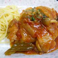 รูปของ 簡単☆チキンのトマト煮込み