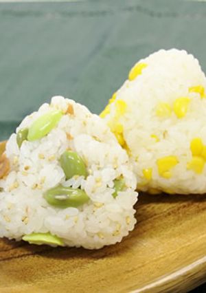 季節野菜入りおにぎり-レシピのメイン写真