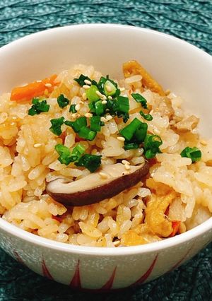 ☆★豚肉ときのこの中華風炊き込みご飯☆★-レシピのメイン写真