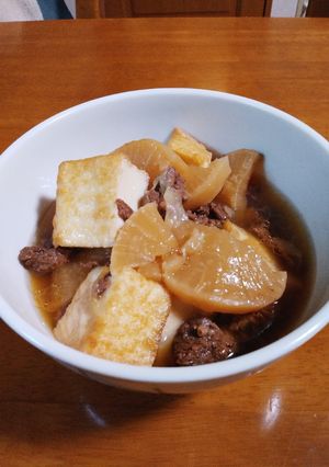 圧力鍋で大根と牛スジを煮込んじゃおう！-レシピのメイン写真