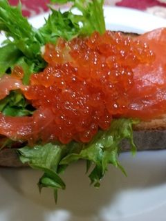 ロシアンオープンサンドイッチ-レシピのメイン写真