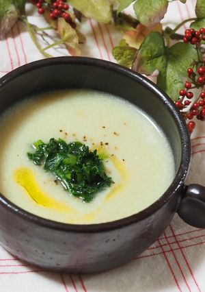 かぶとじゃがいもの豆乳ポタージュ-レシピのメイン写真
