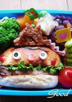 キャラ弁☆ハンバーガーキッド♪-レシピのメイン写真